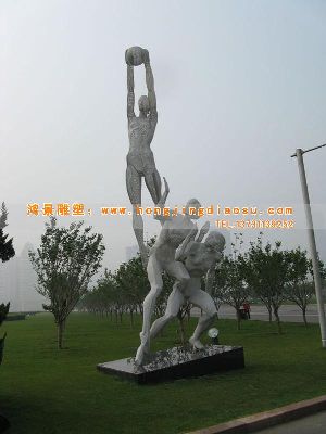 運(yùn)動(dòng)人物雕塑  運(yùn)動(dòng)不銹鋼人物雕塑