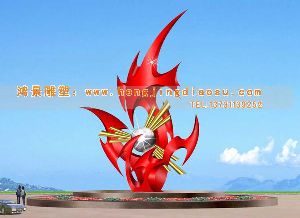 未來之星不銹鋼校園雕塑